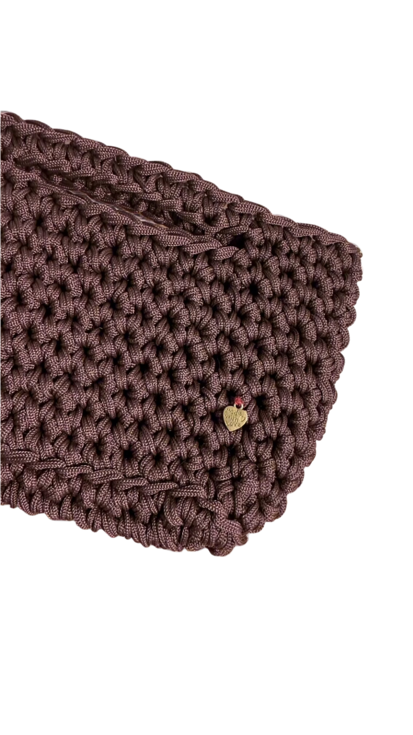 <img ="creaturina_bag.png" alt="Novembrina mini bag total marrone"