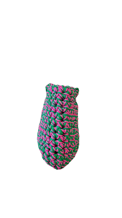<img ="creaturina_bag.png" alt="Maggina mini bag rosa e verde">