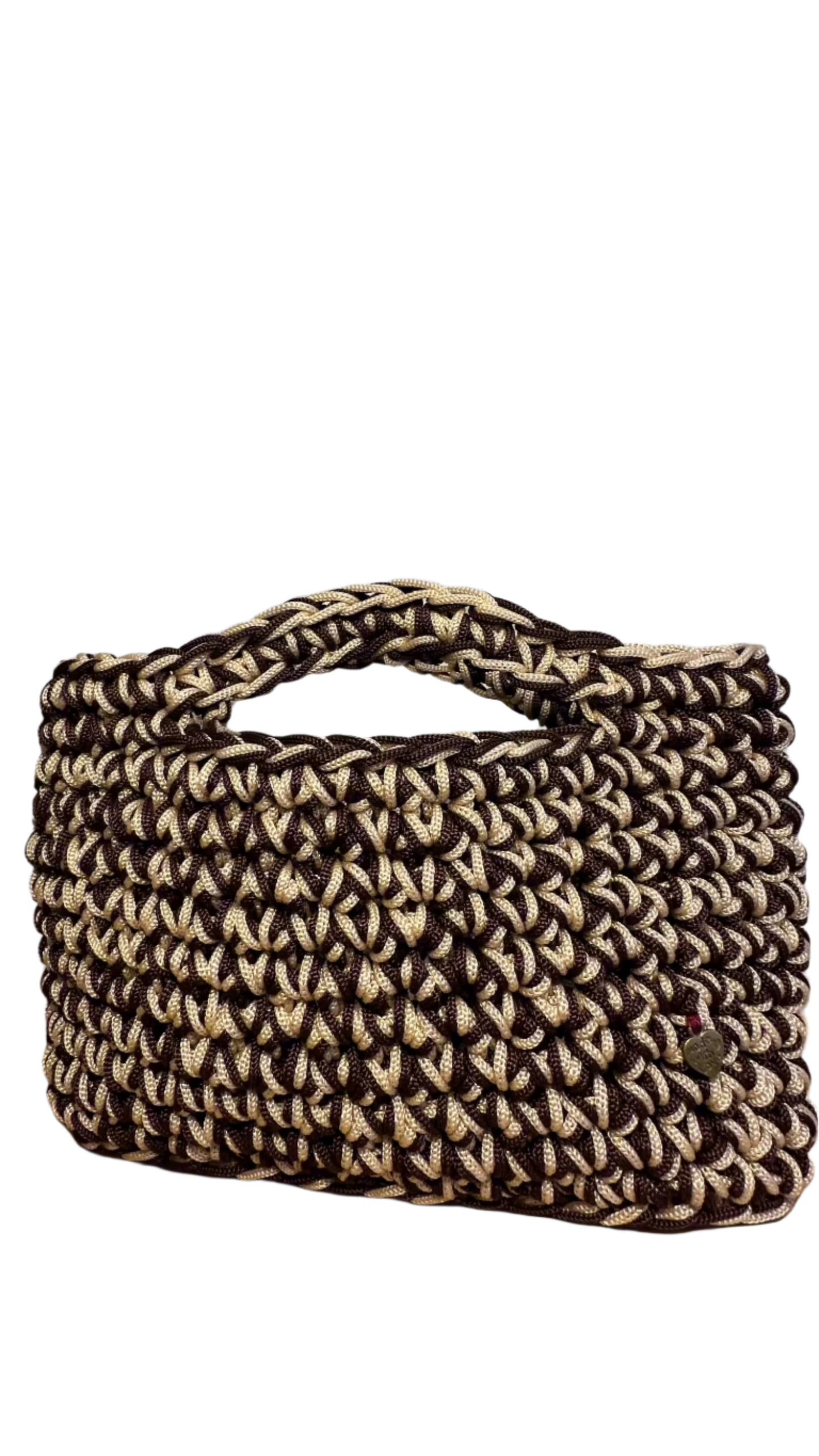 <img ="creaturina_bag.png" alt="Settembrina mini bag marrone e baige"