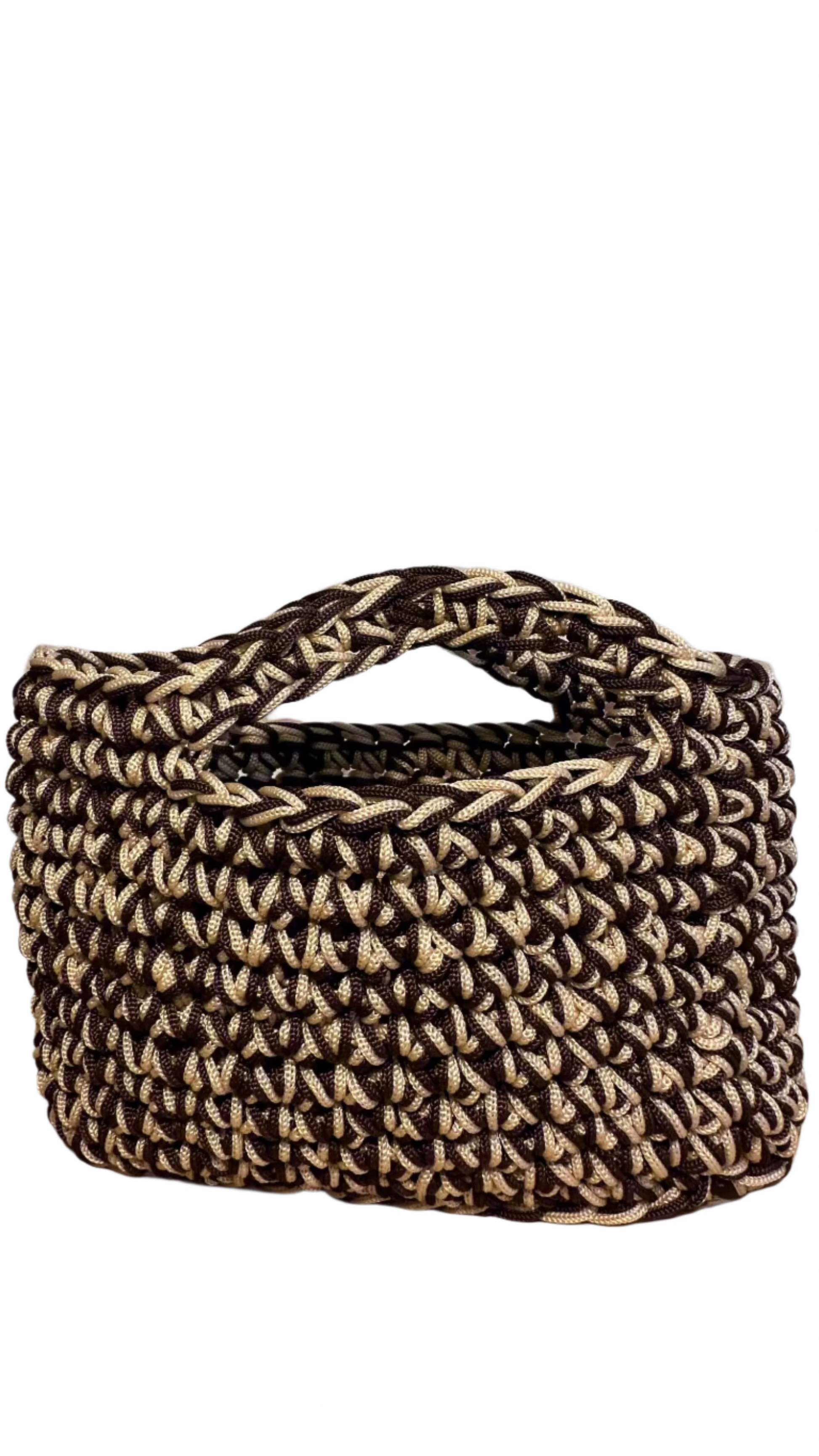 <img ="creaturina_bag.png" alt="Settembrina mini bag marrone e baige"