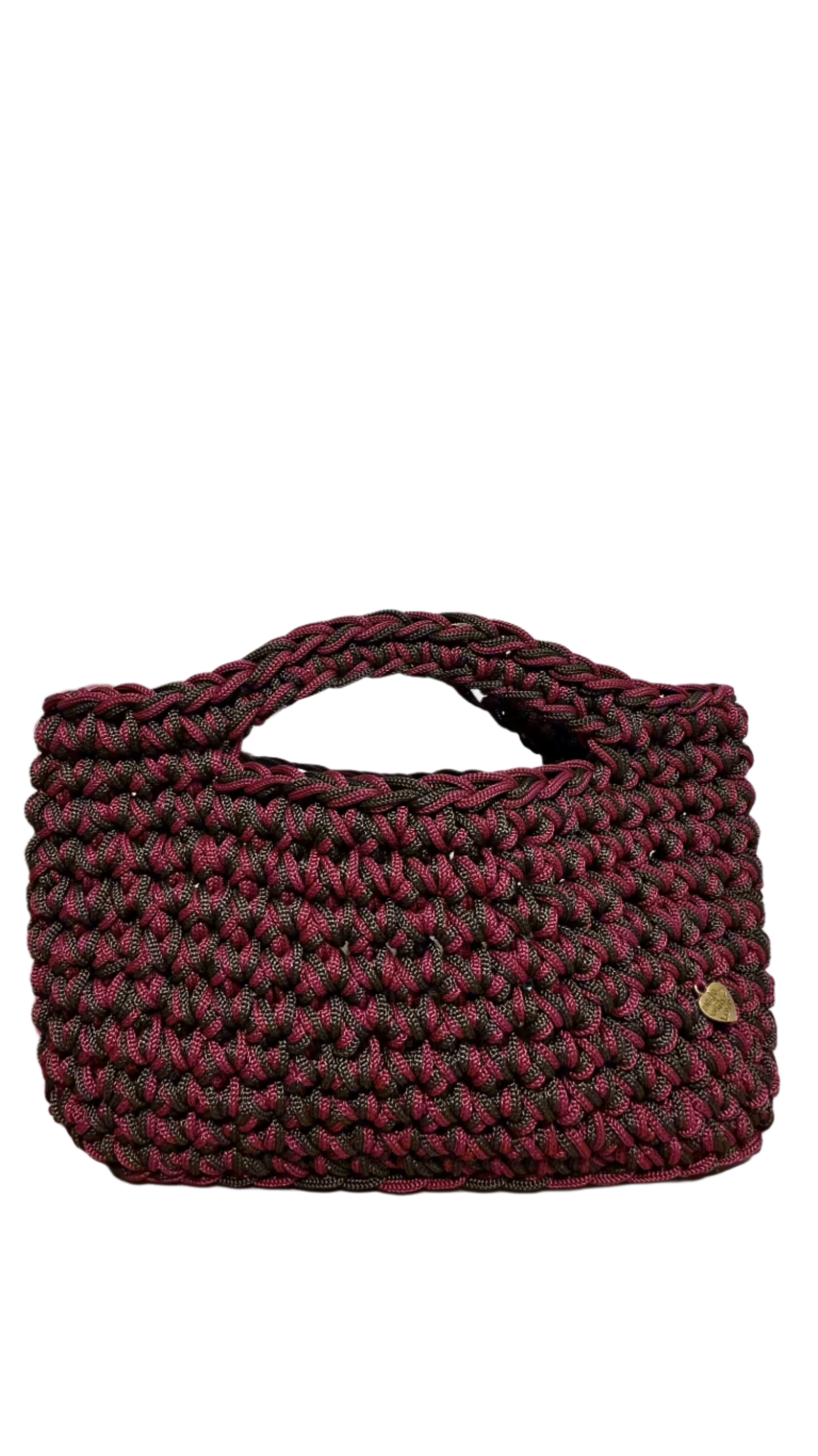 <img ="creaturina_bag.png" alt="Ottobrina mini bag verde fango e rosso mosto"