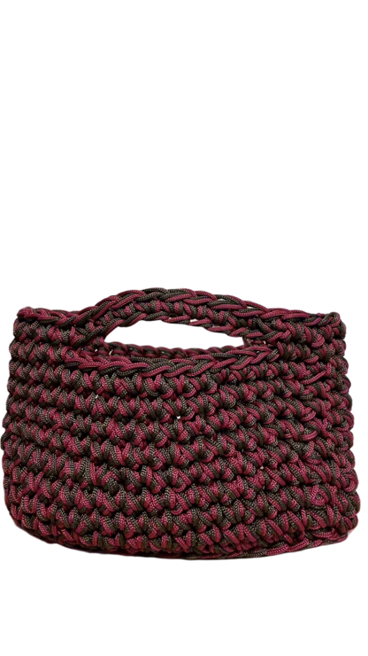 <img ="creaturina_bag.png" alt="Ottobrina mini bag verde fango e rosso mosto"